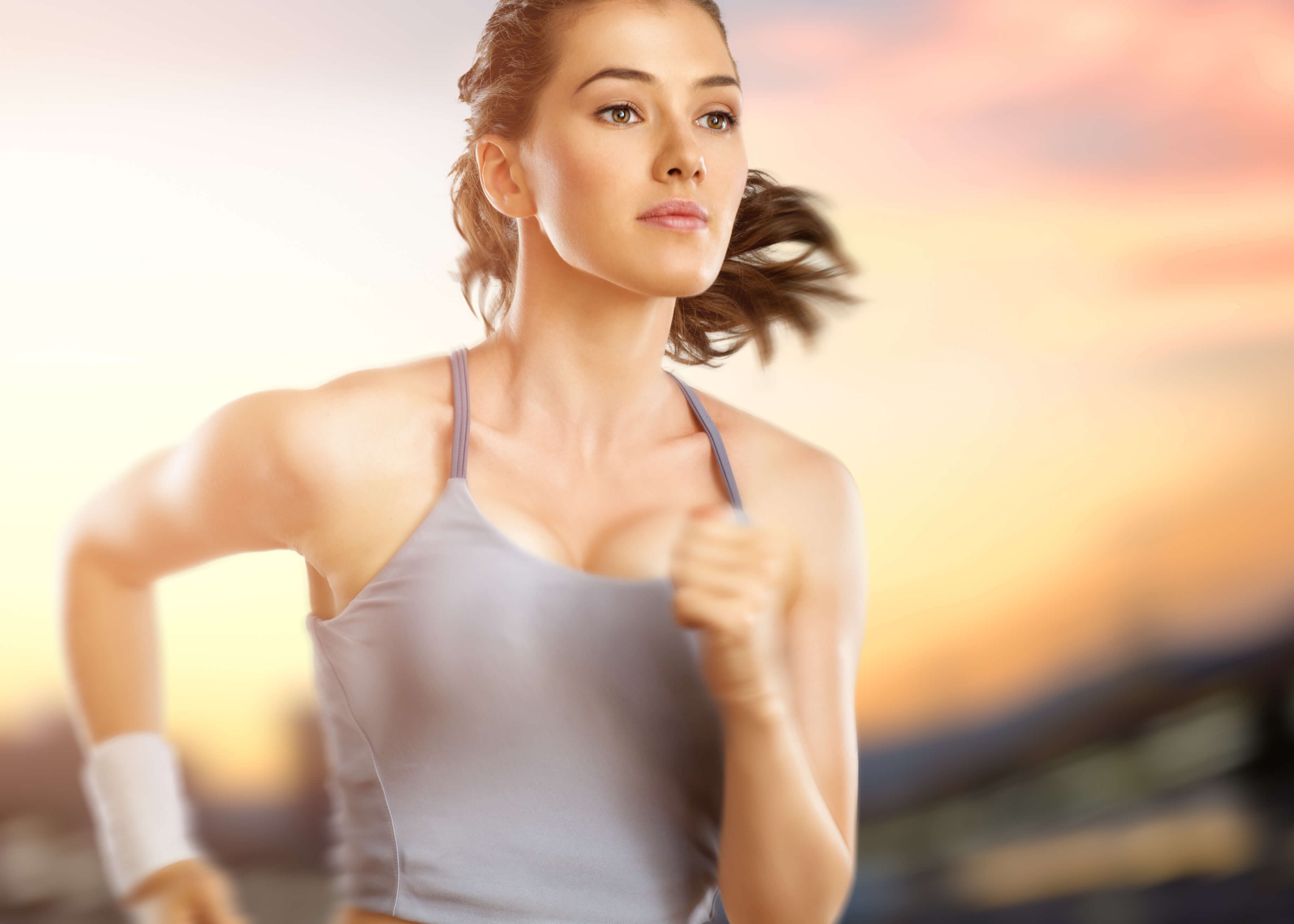 Woman running